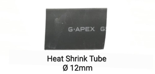 Heat Shrink Tube ø12mm 100m/roll Black